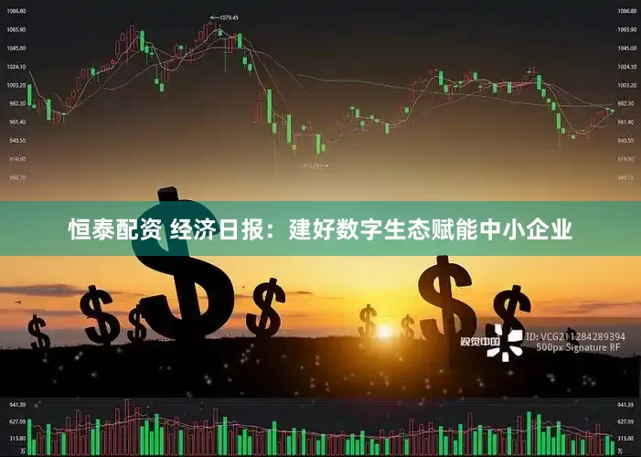 恒泰配资 经济日报：建好数字生态赋能中小企业